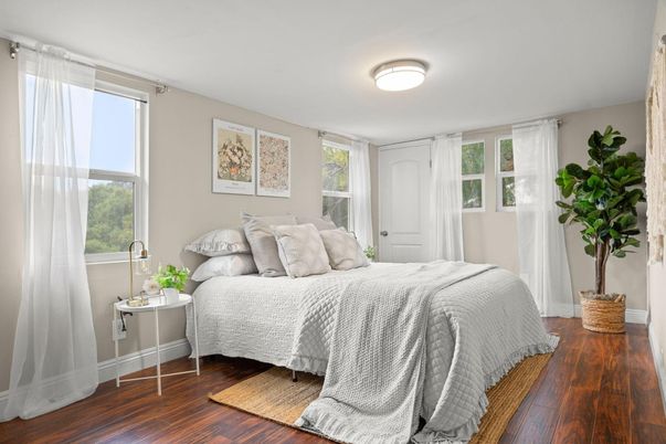 Bedroom, Interior, Wood Texture Flooring