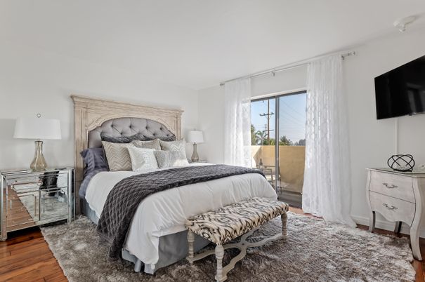 Bedroom, Interior, Wood Texture Flooring