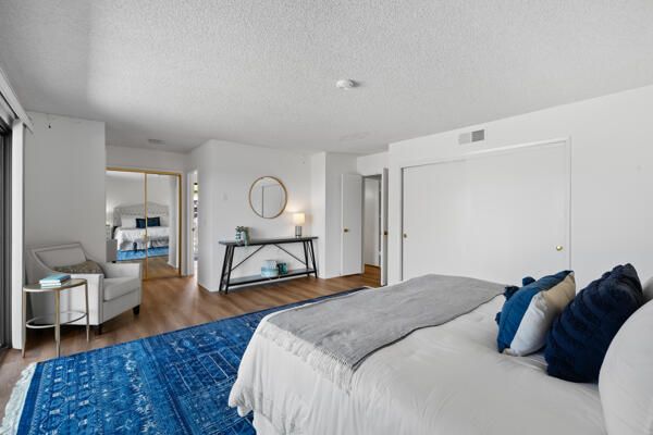 Bedroom, Interior, Wood Texture Flooring
