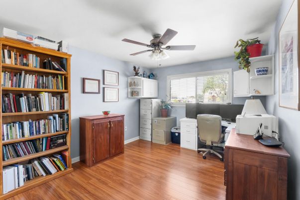Home Office, Interior, Wood Texture Flooring