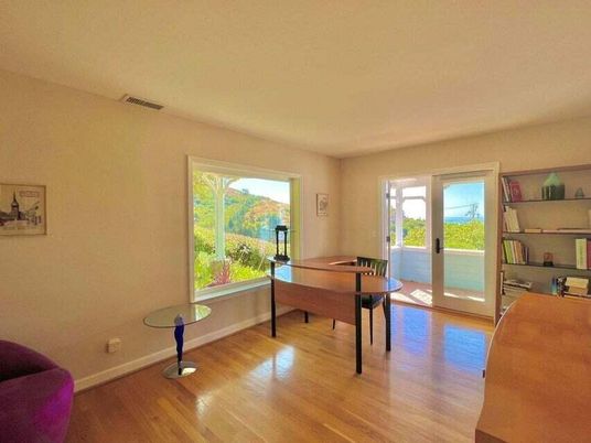 Home Office, Interior, Wood Texture Flooring