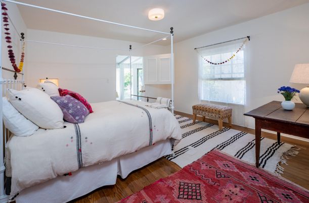 Bedroom, Interior, Wood Texture Flooring