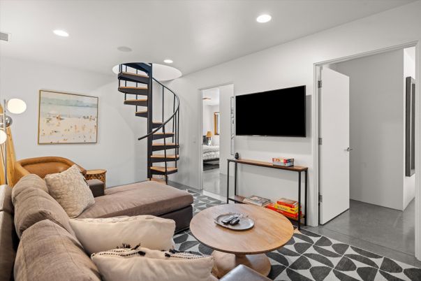 Interior, Living room, Recessed Lighting