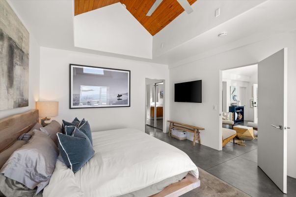Bedroom, Interior, Wooden Ceilings