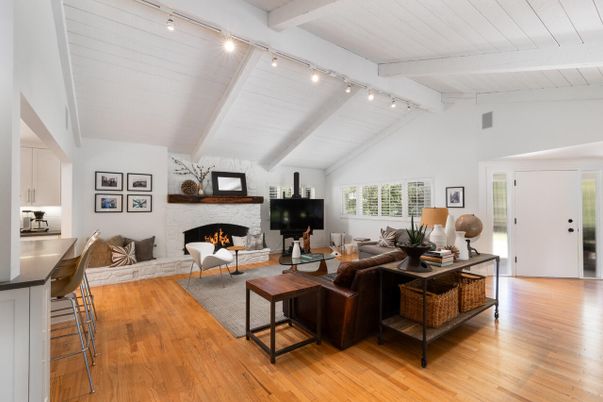 Fireplace, Interior, Living room, Wood Texture Flooring