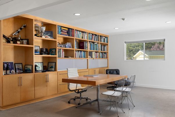 Home Office, Interior, Recessed Lighting