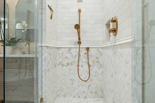 Bathroom, Glass Shower, Interior