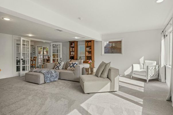 Interior, Living room, Recessed Lighting