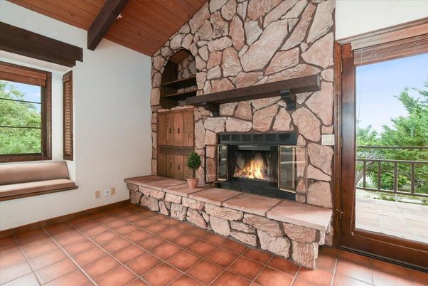 Fireplace, Interior, Stone Walls, Wooden Beams, Wooden Ceilings