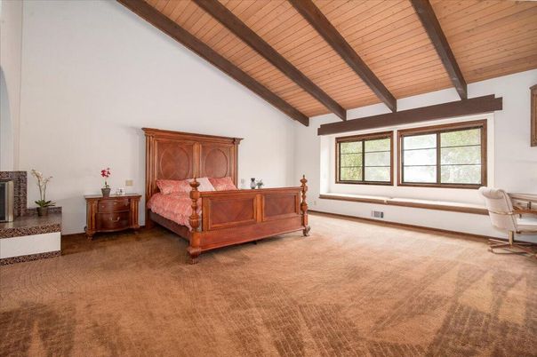 Bedroom, Interior, Wooden Beams, Wooden Ceilings