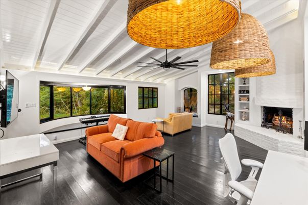 Fireplace, Interior, Living room, Wood Texture Flooring