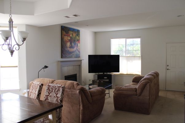 Fireplace, Interior, Living room, Pendant Lights