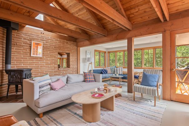 Interior, Living room, Stone Walls, Wooden Beams, Wooden Ceilings
