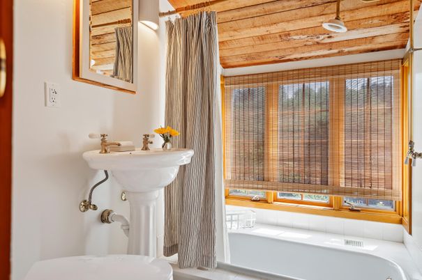 Bathroom, Interior, Wooden Ceilings