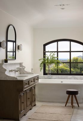 Bathroom, Free Standing Baths, Interior, Marble