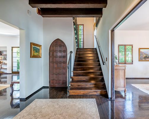 Interior, Wooden Beams, Wood Texture Flooring
