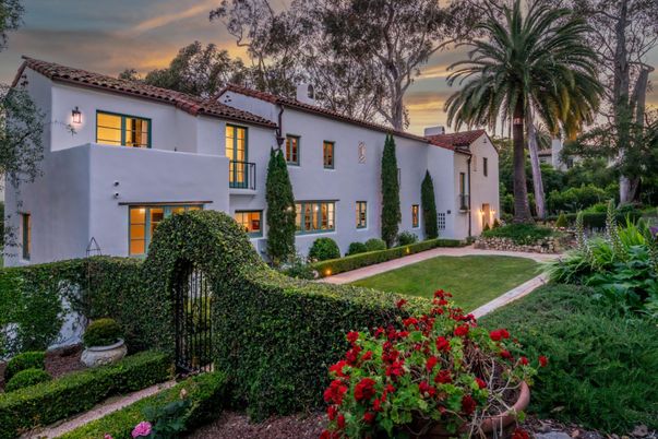Backyard, Exterior, Facade, Spanish Mediterranean