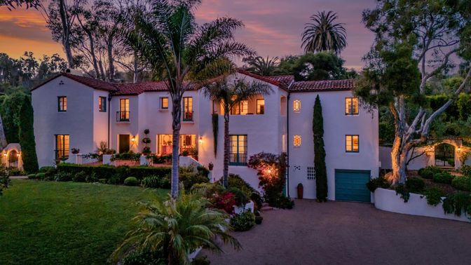 Attached, Backyard, Exterior, Facade, Spanish Mediterranean