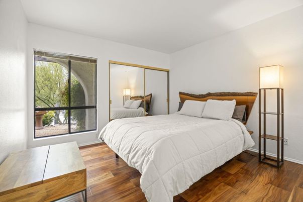 Bedroom, Interior, Wood Texture Flooring