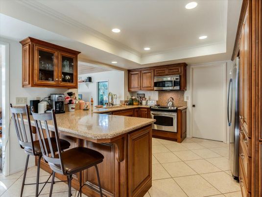 Interior, Kitchen, Recessed Lighting, Stainless Steel Appliances