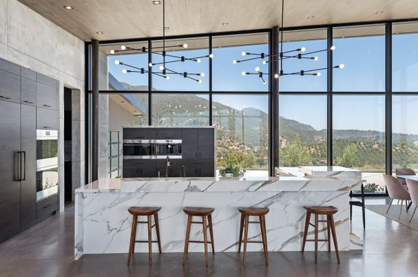 Interior, Kitchen, Pendant Lights, Recessed Lighting