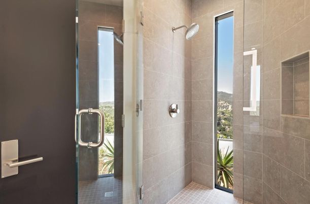 Bathroom, Glass Shower, Interior