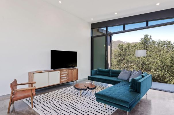 Interior, Living room, Recessed Lighting