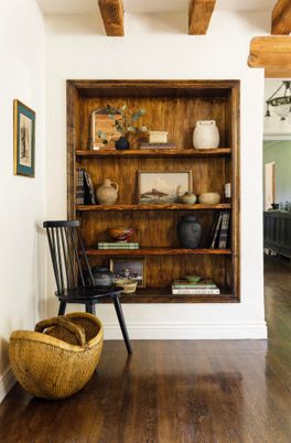 Home Office, Interior, Wood Texture Flooring