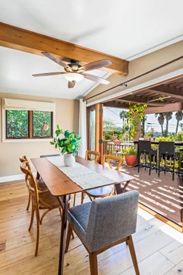 Dining room, Interior, Wooden Beams, Wood Texture Flooring