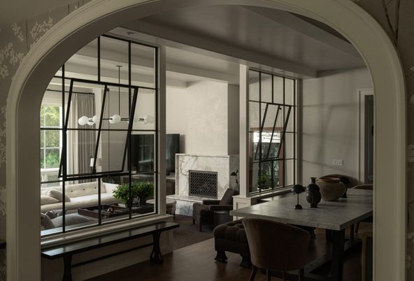 Dining room, Interior, Wood Texture Flooring