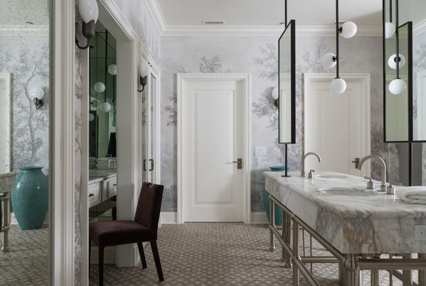 Bathroom, Interior, Pendant Lights