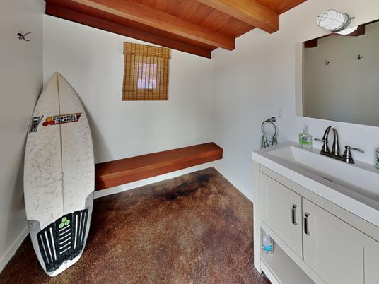 Bathroom, Interior, Wooden Beams, Wooden Ceilings
