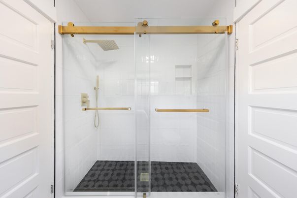 Bathroom, Glass Shower, Interior