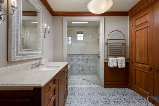 Bathroom, Glass Shower, Interior