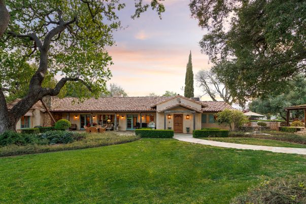 Backyard, Exterior, Facade, Mediterranean