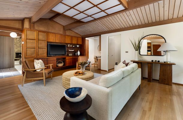 Interior, Living room, Wooden Beams, Wooden Ceilings, Wood Texture Flooring