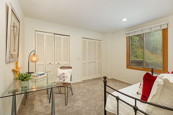 Home Office, Interior, Recessed Lighting
