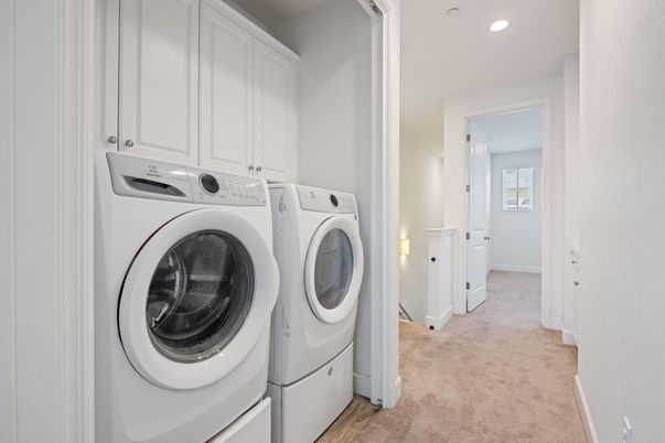 Interior, Recessed Lighting, Utility Closets, Washer