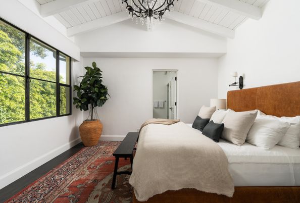 Bedroom, Interior, Wood Texture Flooring