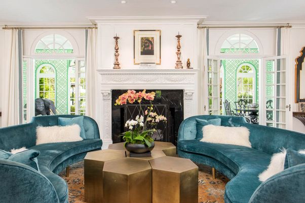 Fireplace, Interior, Living room, Recessed Lighting