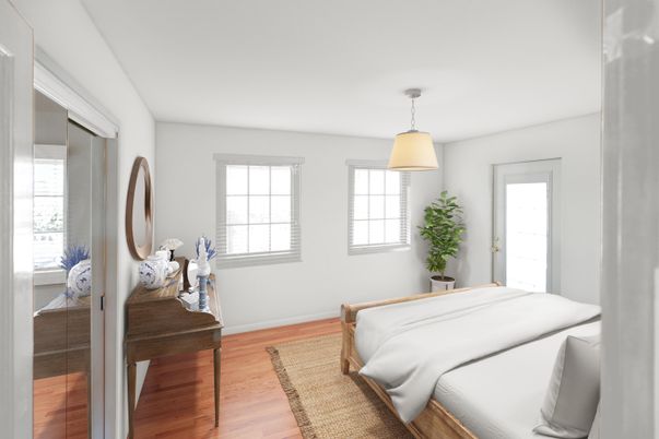 Bedroom, Interior, Wood Texture Flooring