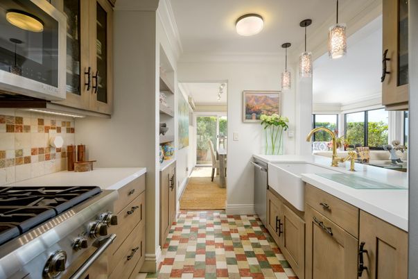 Interior, Kitchen, Pendant Lights, Stainless Steel Appliances