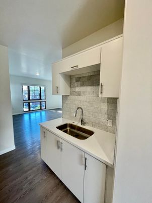 Interior, Kitchen, Stone Walls, Wood Texture Flooring
