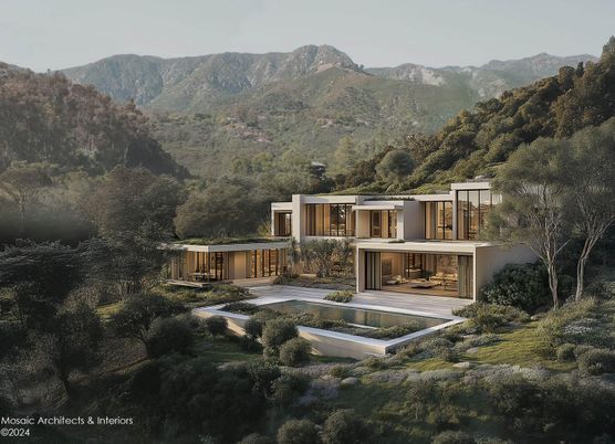 Exterior, Facade, Modern