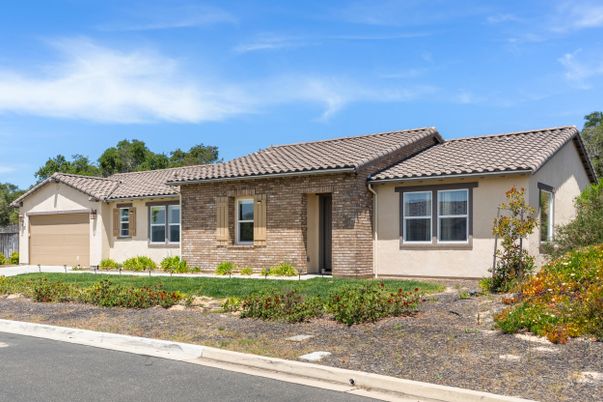 Attached, Detached Garage, Exterior, Facade, Brick Facade, Spanish Mediterranean
