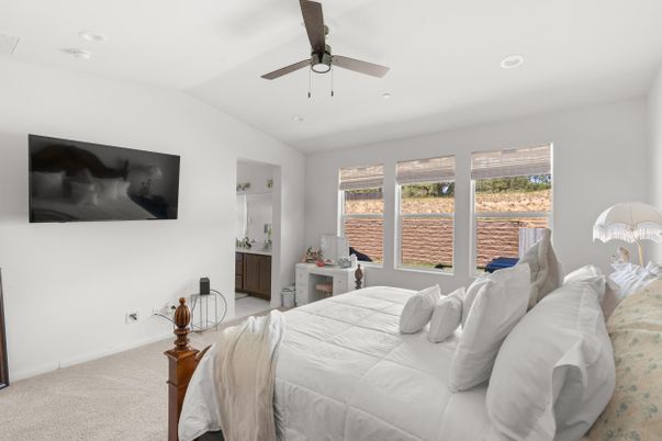 Bedroom, Interior, Recessed Lighting