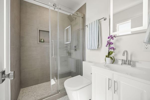 Bathroom, Glass Shower, Interior