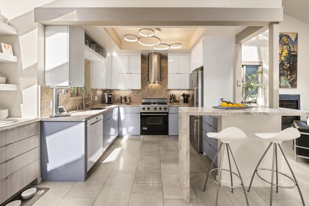 Interior, Kitchen, Recessed Lighting, Stainless Steel Appliances