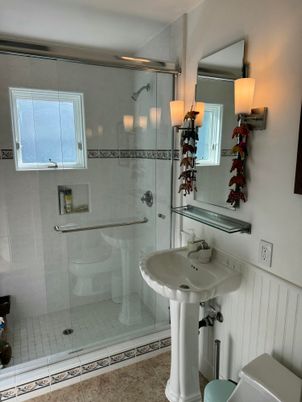 Bathroom, Glass Shower, Interior