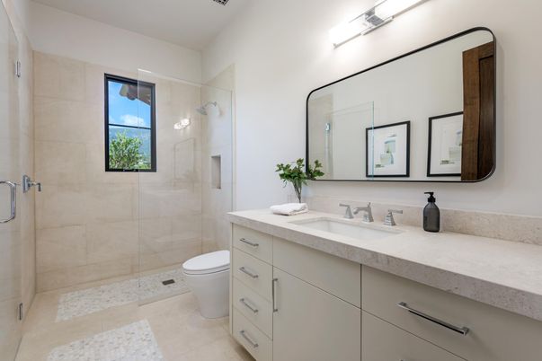 Bathroom, Glass Shower, Interior